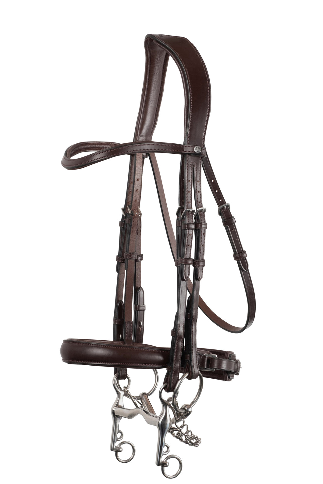 Normandie Double Organic Tanned Bridle - Brown