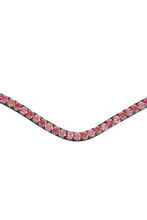 Load image into Gallery viewer, Fair Curved Crystal Browband - Pink
