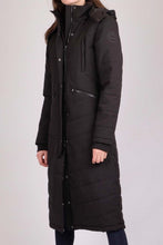 Load image into Gallery viewer, Dicte Extra Long Jacket With Slits - Black
