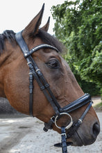 Load image into Gallery viewer, FAIR Anatomic Snaffle Bridle - Black
