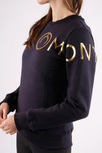 Load image into Gallery viewer, Dior Gold Logo Sweatshirt - Navy
