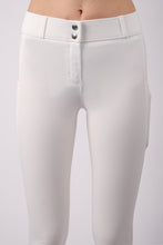 Load image into Gallery viewer, REBEL Echo Highwaisted Breeches - White, Kneegrip
