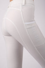 Load image into Gallery viewer, REBEL Echo Highwaisted Breeches - White, Kneegrip

