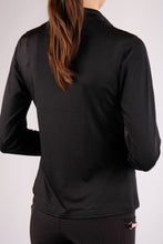 Load image into Gallery viewer, Everly Rosegold Crystal Logo Baselayer - Black
