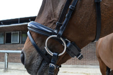 Load image into Gallery viewer, FAIR Anatomic Snaffle Bridle - Black
