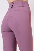 Load image into Gallery viewer, Femka Rosegold Crystal Highwaist Breeches - Grape, Fullgrip
