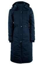 Load image into Gallery viewer, Dicte Extra Long Jacket With Slits - Navy
