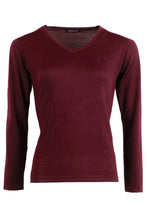 Load image into Gallery viewer, June Soft Knitted V-Neck - Plum
