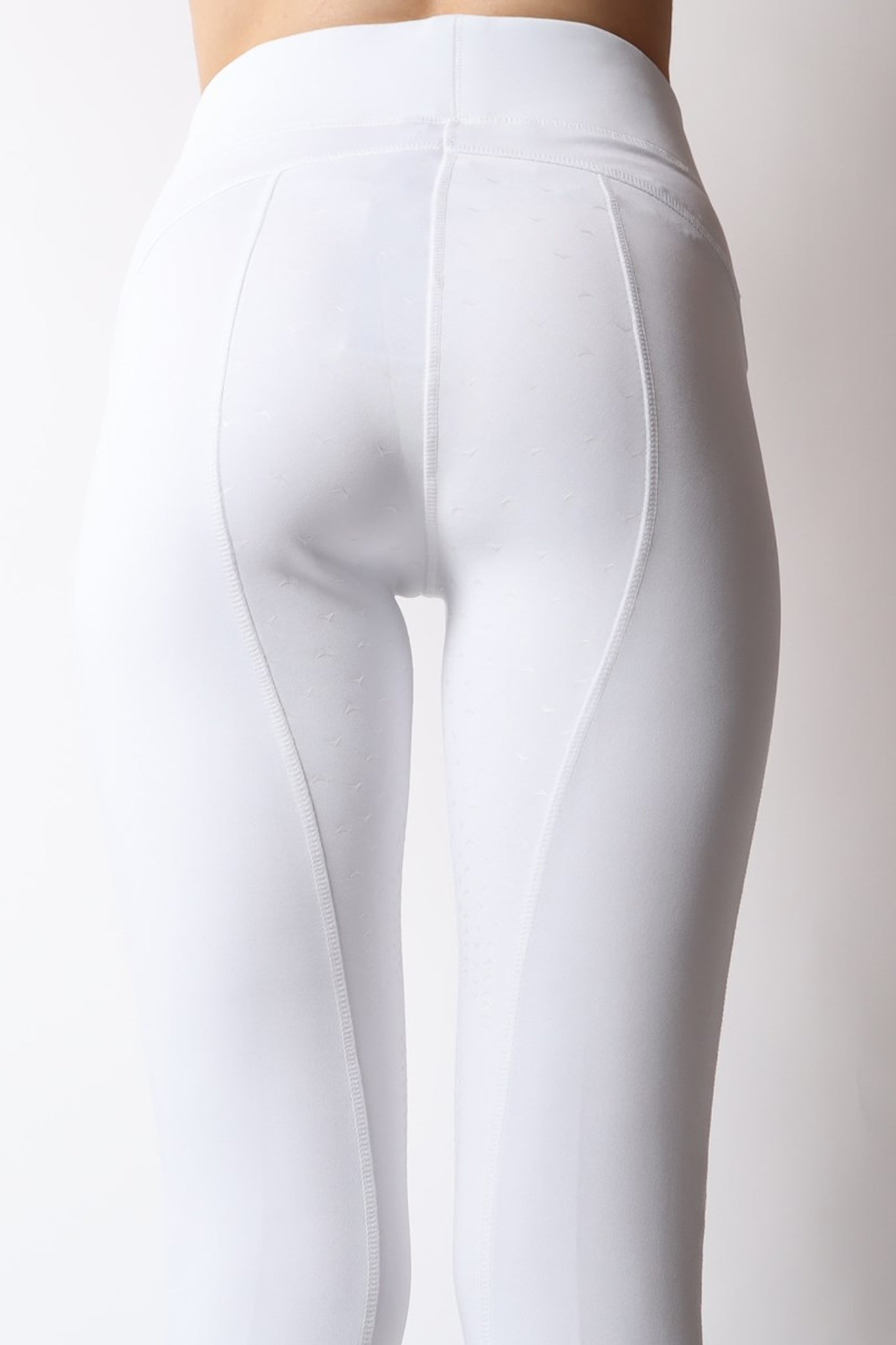 Junior Michelle Tights - Fullgrip, White – House of Montar