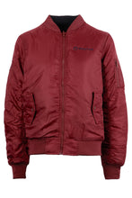 Load image into Gallery viewer, Kelly Reversible Bomber Jacket - Navy/Plum
