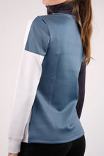 Load image into Gallery viewer, Maeve Colour Block Baselayer - White/Ocean Blue/Navy
