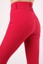 Load image into Gallery viewer, Megan Yati Highwaisted Breeches - Jester Red, Fullgrip

