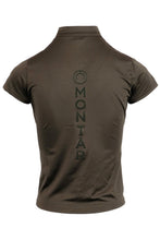 Load image into Gallery viewer, Melanie Vertical Logo Tech Top - Olive

