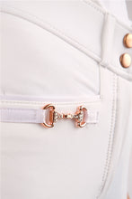 Load image into Gallery viewer, Molly Rosegold Highwaist Yati Breeches - White, Fullgrip
