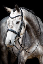 Load image into Gallery viewer, Normandie Double Organic Tanned Bridle - Black
