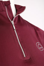 Load image into Gallery viewer, Everly Technical Crystal Polo - Plum
