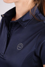 Load image into Gallery viewer, Rebecca Technical Basic Polo Shirt - Navy
