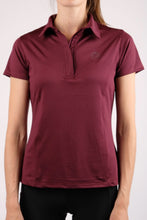 Load image into Gallery viewer, Rebecca Technical Basic Polo Shirt - Plum
