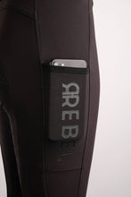 Load image into Gallery viewer, REBEL Echo Highwaisted Breeches - Black, Fullgrip
