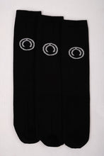 Load image into Gallery viewer, Black Short Nylon Socks - 3 pack
