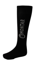 Load image into Gallery viewer, Black Long Nylon Socks - 3 pack
